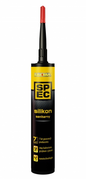 SPEC Silikon Sanitarny Trwała Bariera