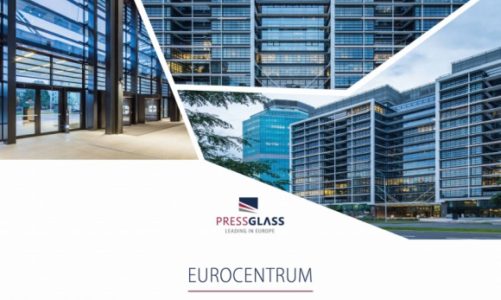 Nowoczesny kompleks biurowy z szybami PRESS GLASS