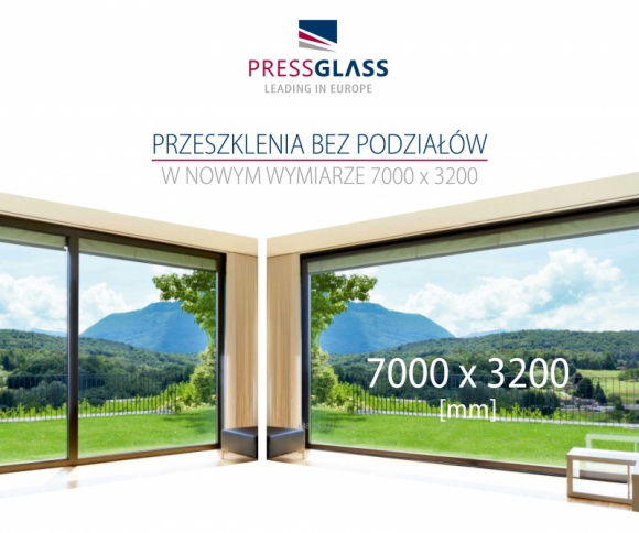 Szyby PRESS GLASS w nowym wymiarze Przemysł, BIZNES - Firma PRESS GLASS, która specjalizuje się w produkcji szyb dla budownictwa, rozszerzyła ofertę o szyby w większych rozmiarach.
