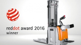„Czerwona kropka” dla pomarańczowego wózka Przemysł, BIZNES - Wózek wysokiego podnoszenia STILL EXV-SF 16 został wyróżniony nagrodą wzorniczą Red Dot Award 2016 w kategorii urządzeń przemysłowych. Jury doceniło ergonomię pojazdu i jego dostosowanie do pracy w wąskich korytarzach.