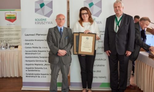 CEMEX Polska wyróżniony Branżowym Znakiem Jakości – Solidne Kruszywa
