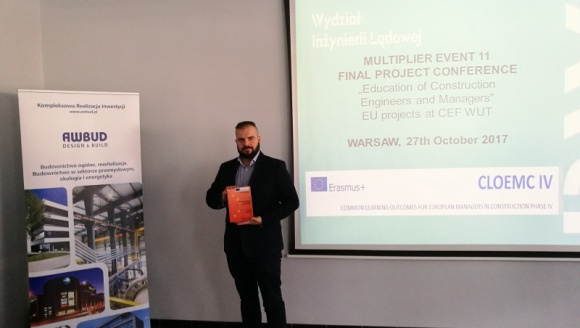 AWBUD partnerem międzynarodowego projektu edukacyjnego Politechniki Warszawskiej BIZNES, Nieruchomości - Grupa AWBUD, wykonawca budowlany, specjalizujący się w pracach związanych z rewitalizacją obiektów, była partnerem międzynarodowego projektu edukacyjnego, prowadzonego przez Wydział Inżynierii Lądowej Politechniki Warszawskiej.