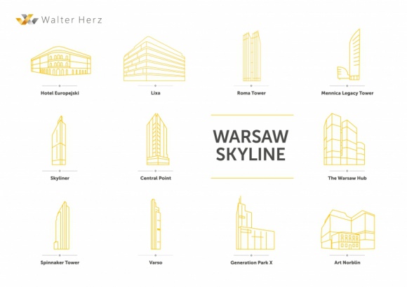 Jakie wieże tworzyć będą skyline Warszawy BIZNES, Nieruchomości - Podobnie, jak w innych, światowych stolicach, także w Warszawie biznes zaczyna skupiać się w ścisłym centrum miasta i jego sąsiedztwie
