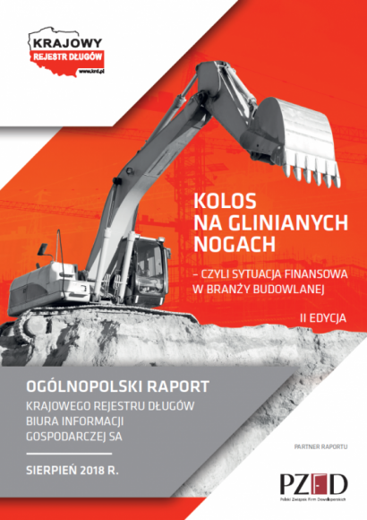 Kolos na glinianych nogach – branża budowlana BIZNES, Nieruchomości - Choć budownictwo wraz z powiązanymi sektorami generuje blisko 13% PKB, popyt na usługi rośnie, a dynamika produkcji budowlano-montażowej wciąż jest wysoka – to niepokoi fakt, że zadłużenie w sektorze, wg danych KRD wzrasta i obecnie wynosi 2,41 mld zł.