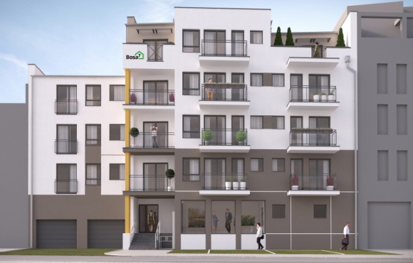 Bosa 7 pnie się w górę BIZNES, Nieruchomości - Wystartowała budowa nowego projektu mieszkaniowego Quadro Development. W ramach inwestycji Bosa 7 powstanie 27 lokali o zróżnicowanej powierzchni.