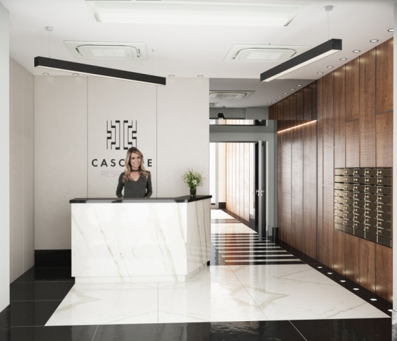 Budowa Cascade Residence na finiszu! BIZNES, Nieruchomości - Zbliża się termin oddania do użytku inwestycji Cascade Residence - nowoczesnego apartamentowca, który powstaje w sercu warszawskiego Mokotowa.