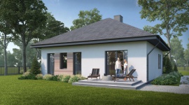 MAŁY DOM Z … ELEMENTÓW PREFABRYKOWANYCH BIZNES, Nieruchomości - Prefabrykacja kojarzy się w pierwszej chwili z domami z wielkiej płyty. A to tylko część prawdy. Równie dobrze rozwiązanie to sprawdza się w budownictwie jednorodzinnym. Zwłaszcza prefabrykacja oparta na keramzytobetonie.