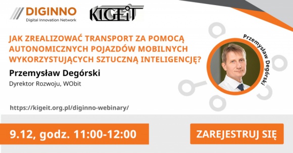 9.12 – webinarium nt. autonomicznego transportu w ramach cyklu KIGEiT